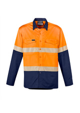 GCZW229 Mens Rugged Cooling Hi Vis Segmented Tape Long Sleeve Shirt
