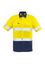 GCZW835 Mens Rugged Cooling Hi Vis Taped Short Sleeve Shirt