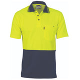 DNC Cotton Back HiVis Two Tone Fluoro Polo - Short Sleeve
Product Code: 3814