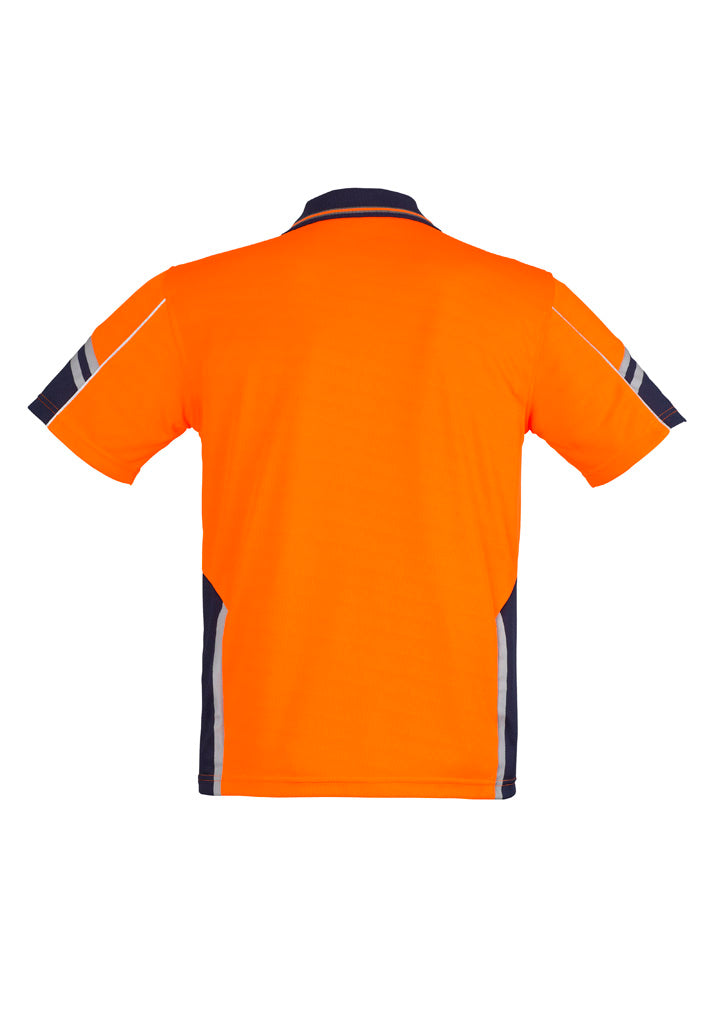 GCZH237 Mens Hi Vis Squad Short Sleeve Polo