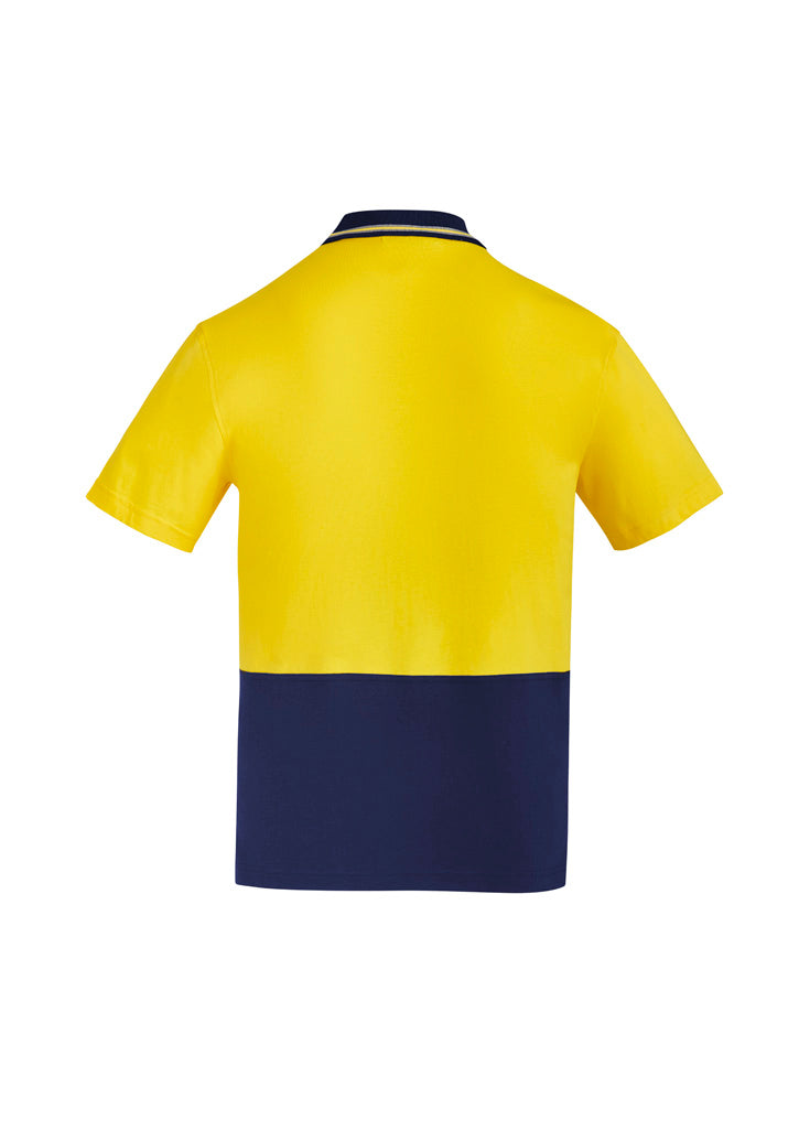 GCZH435 Mens Hi Vis Cotton Short Sleeve Polo