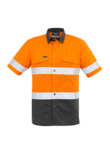 GCZW835 Mens Rugged Cooling Hi Vis Taped Short Sleeve Shirt