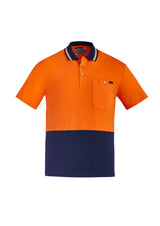 GCZH435 Mens Hi Vis Cotton Short Sleeve Polo