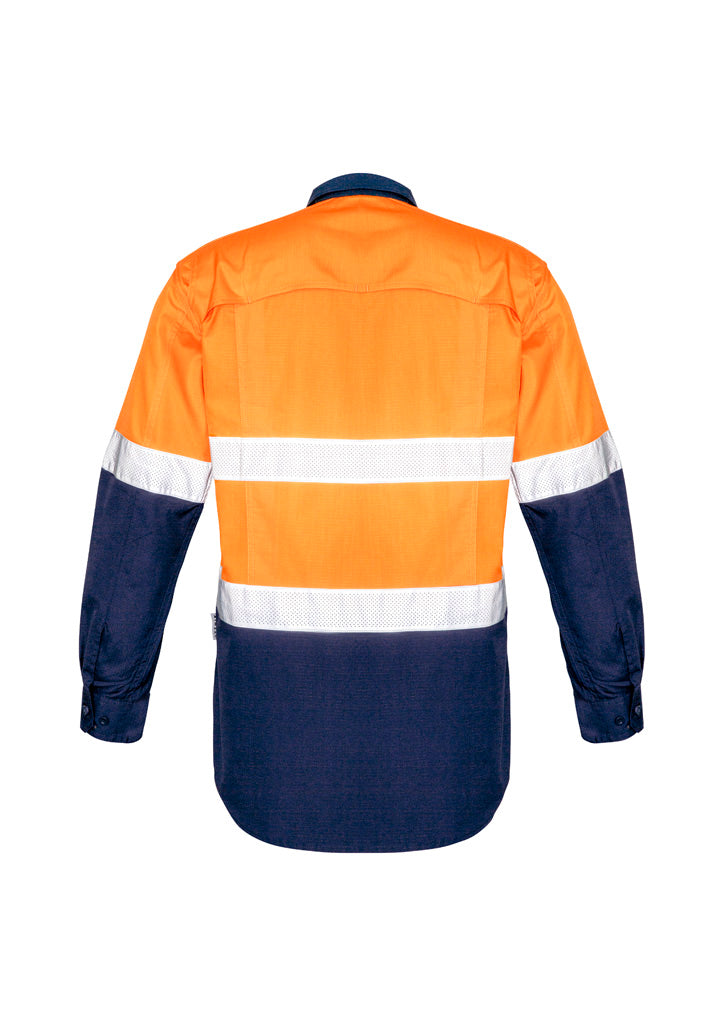 GCW129 Mens Rugged Cooling Hi Vis Taped Long Sleeve Shirt