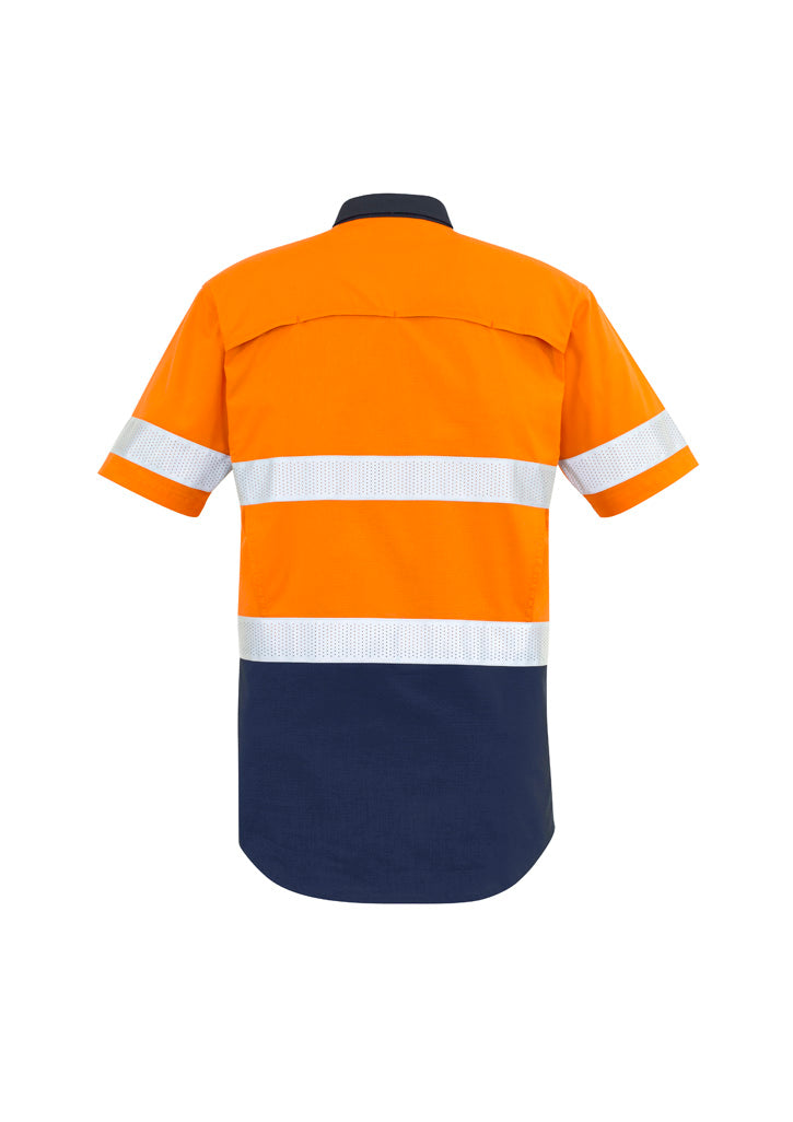 GCZW835 Mens Rugged Cooling Hi Vis Taped Short Sleeve Shirt